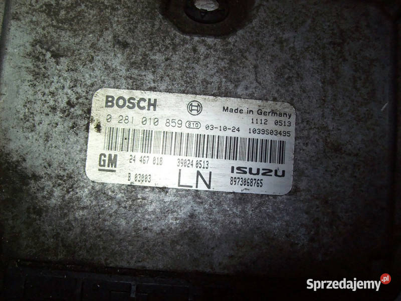 Astra II G 17 CDTI Sterownik komputer silnika Układ elektryczny