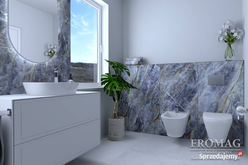 Gres Onix Blue Onyx Cerrad 120x60 Płytki ścienne Kraków