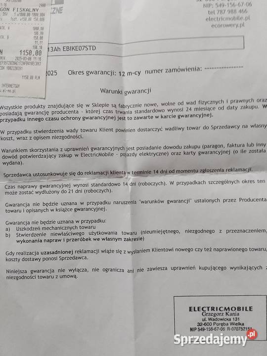 Rower elektryczny małopolskie Kęty