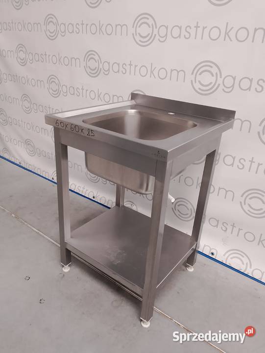 STÓŁ ZE ZLEWEM I PÓŁKĄ 60X60X85 dolnośląskie Wrocław