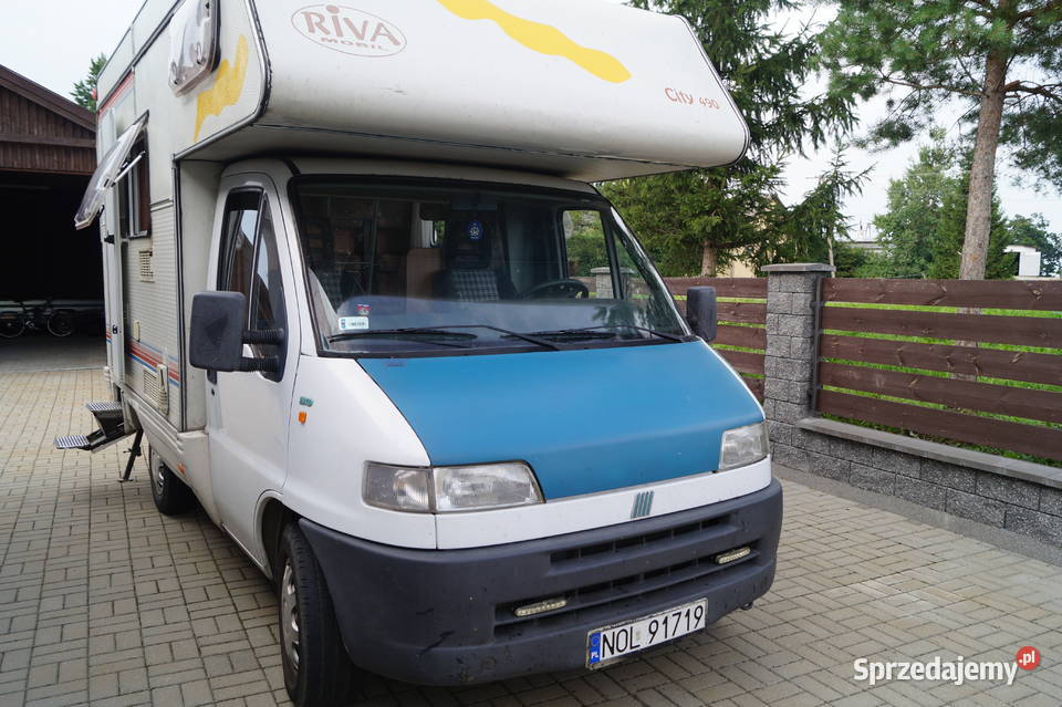 kamper Fiat Ducato II 19 TD 82 1995 Rok produkcji 1995 Barczewo