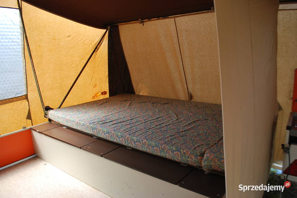 RETRO PRZYCZEPA KEMPINGOWA NAMIOTOWA CONWAY Rok produkcji 1980 mazowieckie Grzebowilk