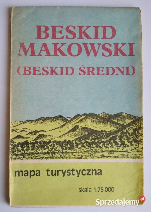 Mapa Beskid Makowski Beskid Średni Pozostałe pomorskie Gdańsk