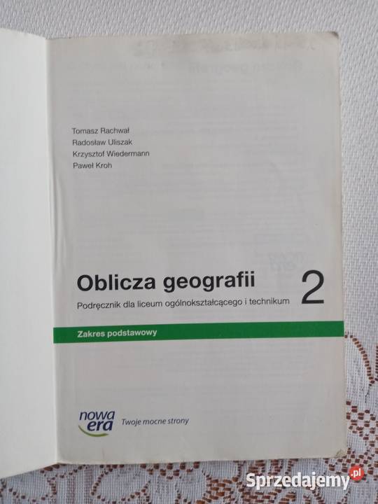 Oblicza geografii 2 zakres podstawowy Nowa Era sprzedam