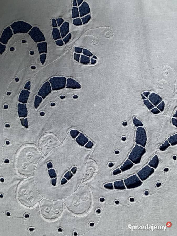 Biały obrus 110x140 śląskie Katowice