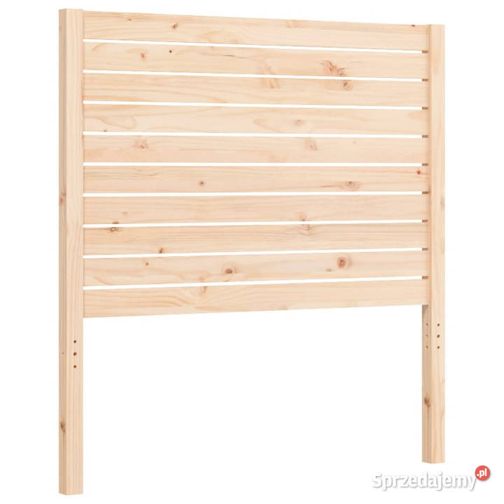 Rama łóżka z wezgłowiem lite drewno 90x200 100cm Warszawa