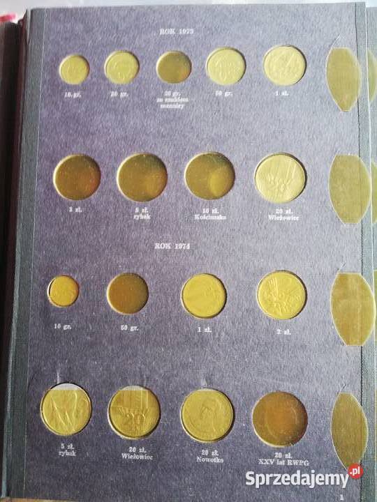 Klaser album na monety z monetami 101 19731986 sprzedam