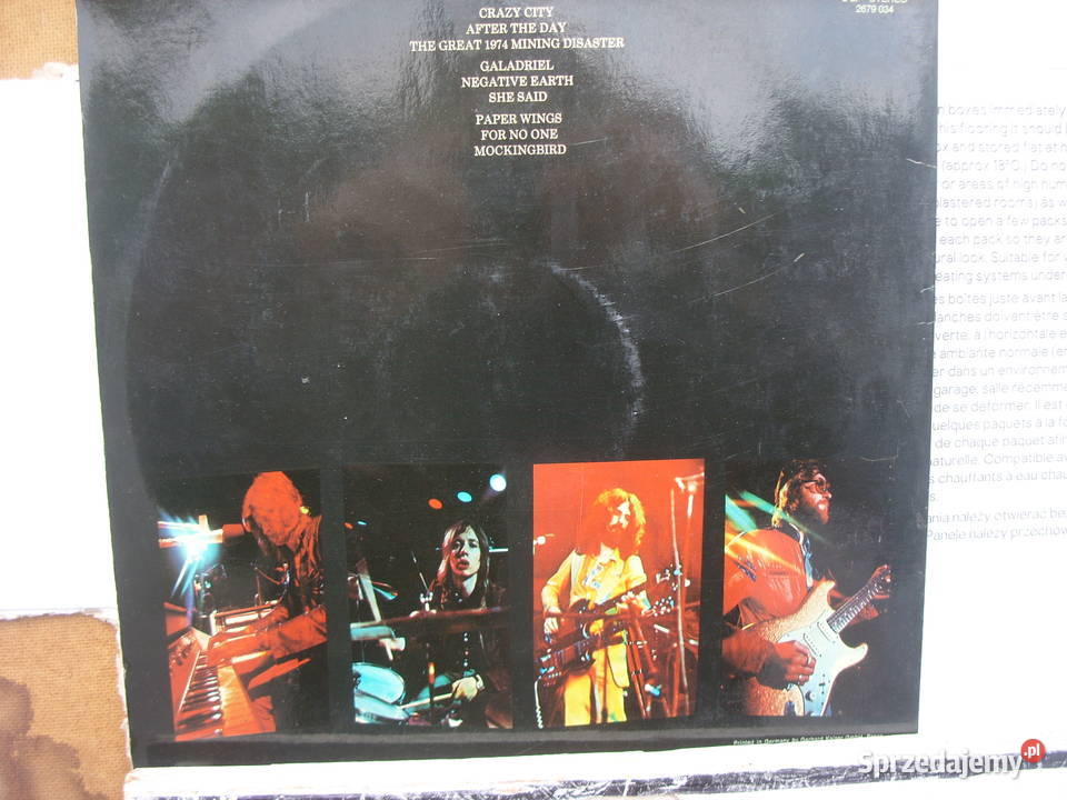 Winyl LP BARCLAY JAMES HARVESYLIVE 2 LP 1974 Wołów