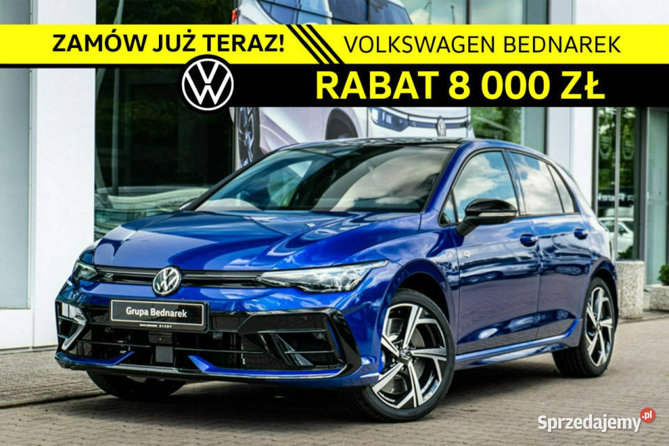 Volkswagen Golf R 20 TSI 4Motion 333 DSG VIII wielofunkcyjna kierownica Łódź