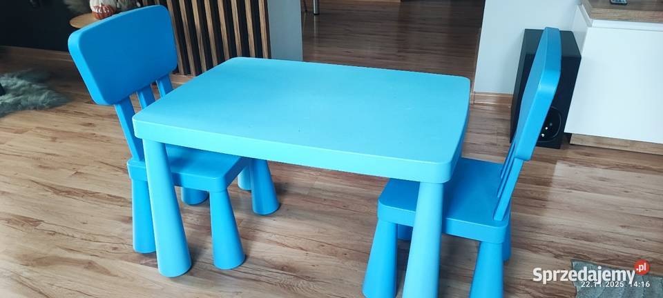 Stolik dziecięcy krzesełka krzesła Ikea Mammut Siewierz