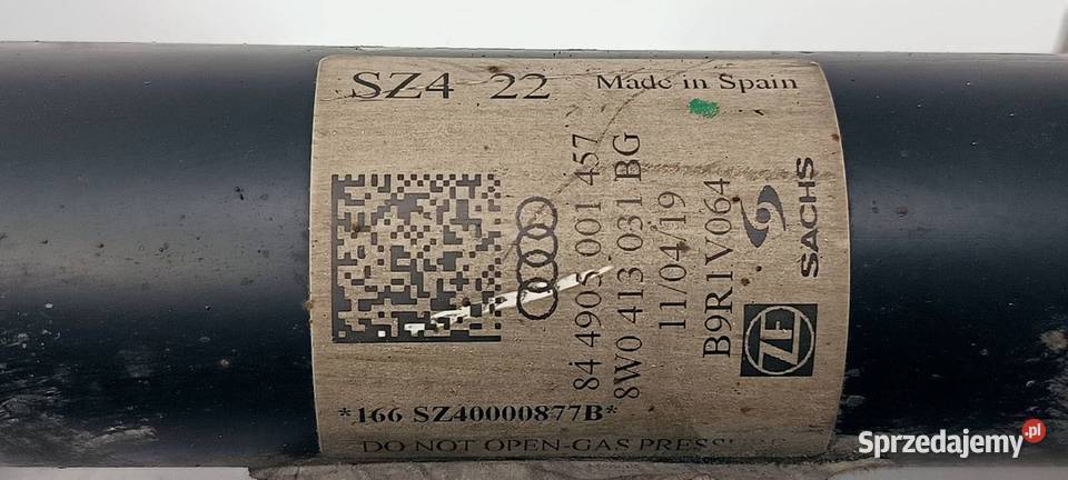 AMORTYZATOR LEWY PRZÓD AUDI A4 B9 8W0413031BG