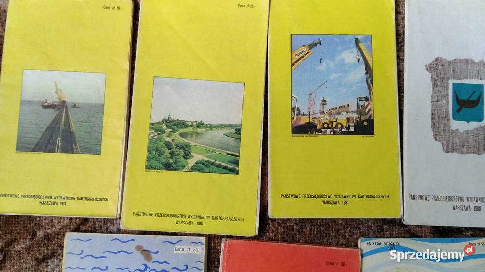 stare plany miast Gdańsk Kraków Poznań Łódź