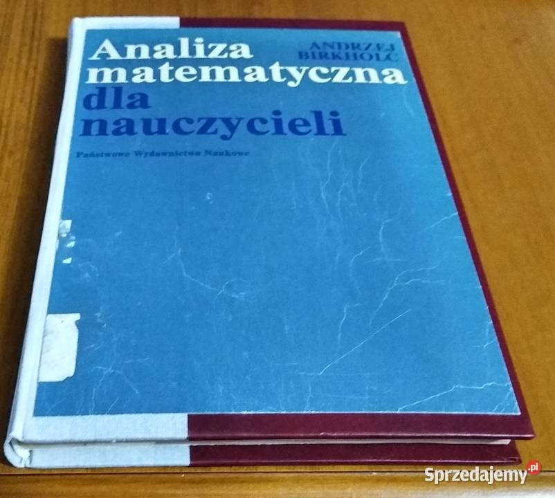 Analiza matematyczna nauczycieli Andrzej Gdańsk