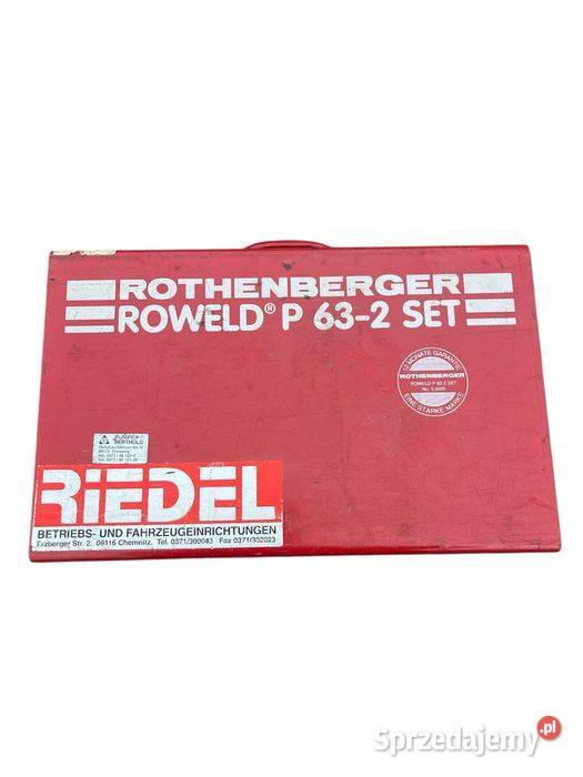 Zgrzewarka do rur Rothenberger ROWELD P 632 SET Tuliszków