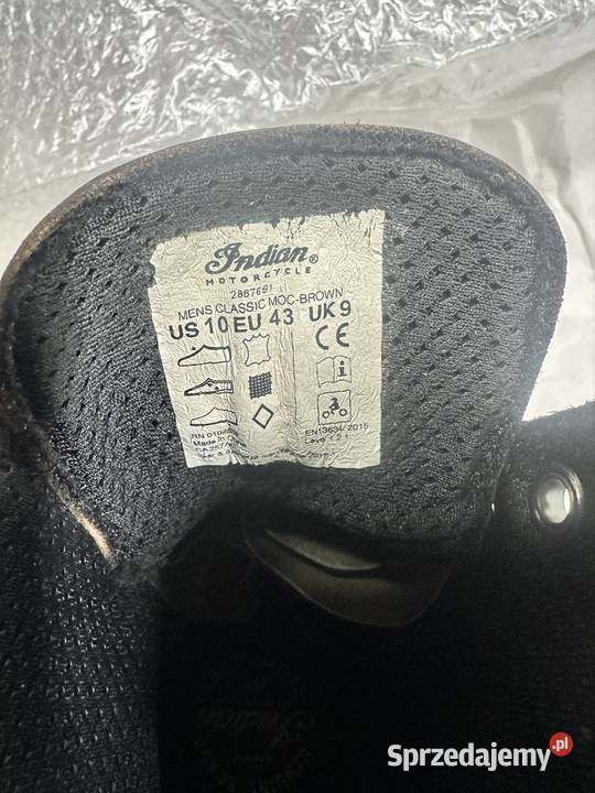 Indian motorcycle buty 43 nowe orginalne skóra Łódź