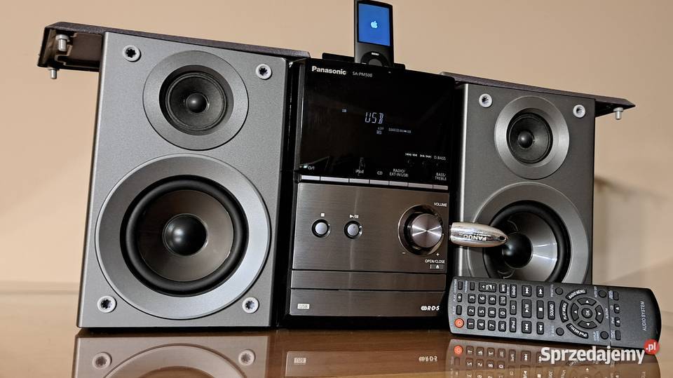 Panasonic SAPM500 iPodUSBCDMP3RDS pilot Krotoszyn