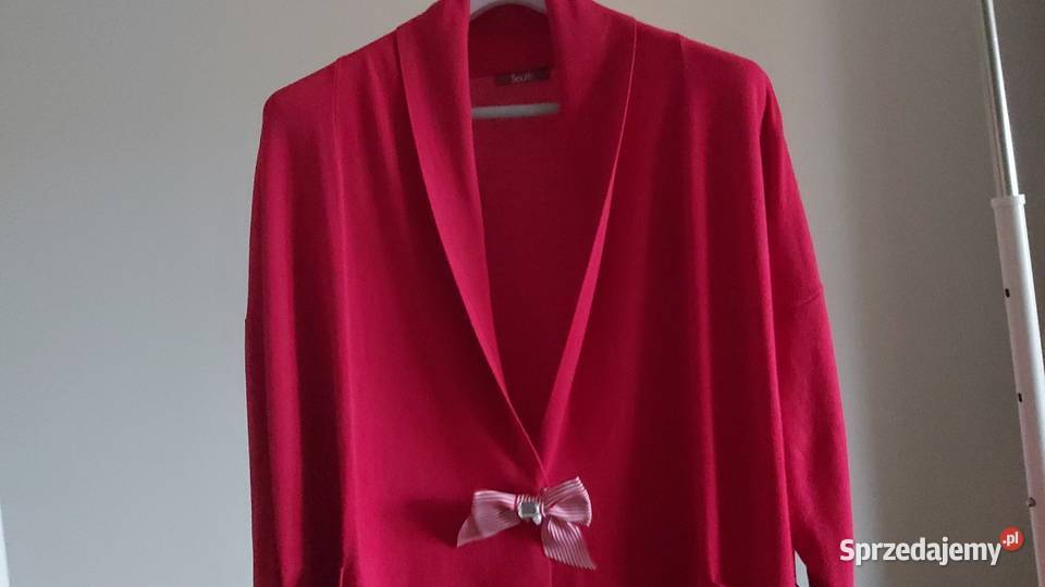 Kardigan damski rozmiar XXL South czerwony