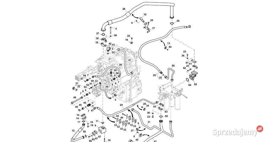 John Deere 9470RX Kolektor R556846 Układ Pozostałe wielkopolskie sprzedam