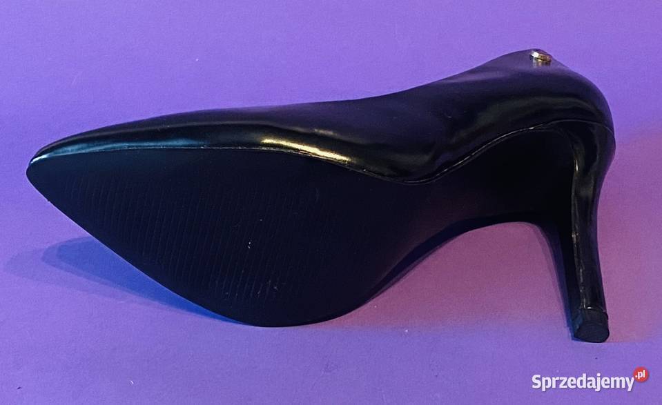 Czarne szpilki 105 rozmiar 36 807 Żyrardów sprzedam