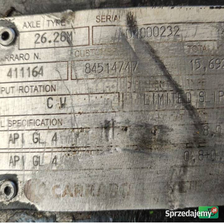 Obudowa Przedni most 383700 Carraro CNH 47485295 Wilkowo