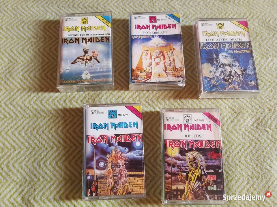 Iron Maiden Kasety Magnetofonowe MG Records