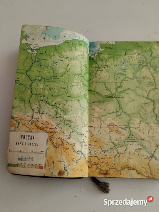 Stary atlas samochodowy świętokrzyskie Ostrowiec Świętokrzyski