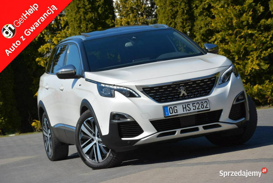 Peugeot 5008 GT Pack Biał Perła Skóry Radar ACC Ostrów Mazowiecka sprzedam