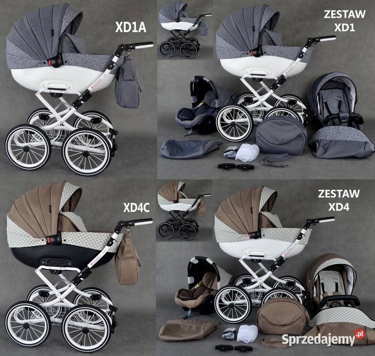 Wózek Dziecięcy Retro Roys zestaw 3w1 z Katowice