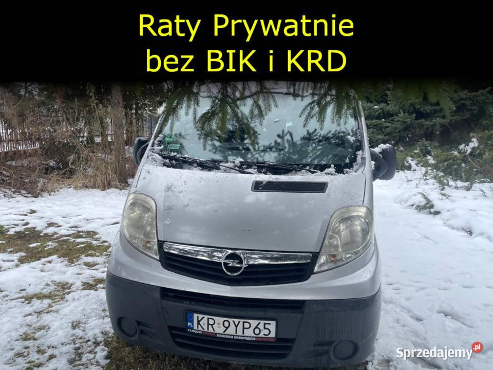 Opel Vivaro Raty Prywatnie 9os Minivan Vivaro Wrocław