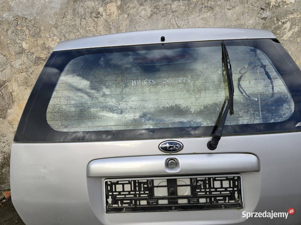 Suzuki Ignis MH Subaru G3X Justy klapa pokrywa Klapy bagażnika