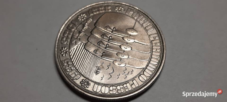 MONETA Portugalia 100 eskudos 1985 Warszawa