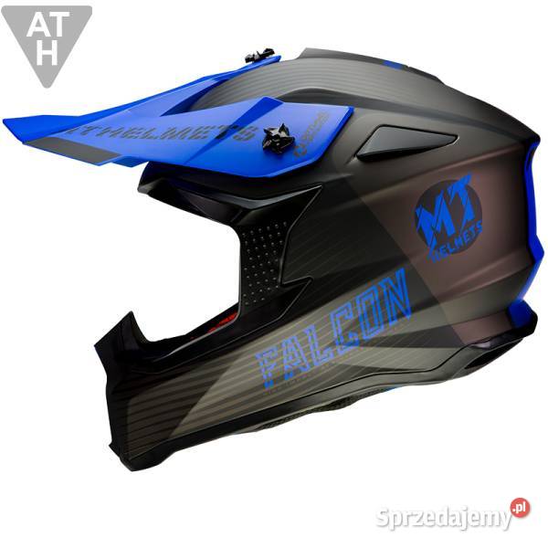 KASK FALCON MTHELMETS NIEBIESKI MAT SMLXL2XL Kaski i odzież Mrągowo