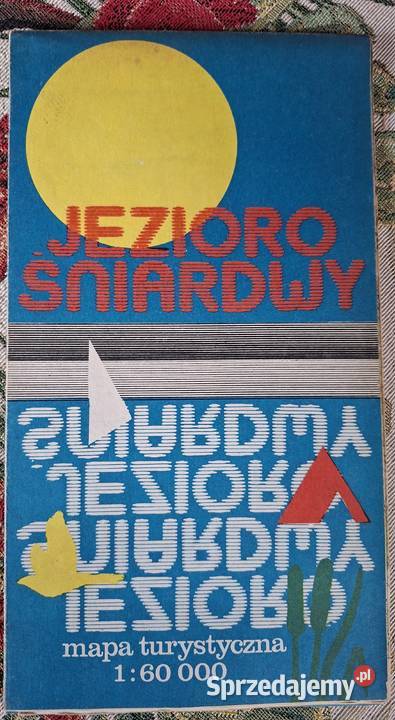 Jezioro Śniardwy 1 60 000 mapa turystyczna małopolskie Kraków sprzedam
