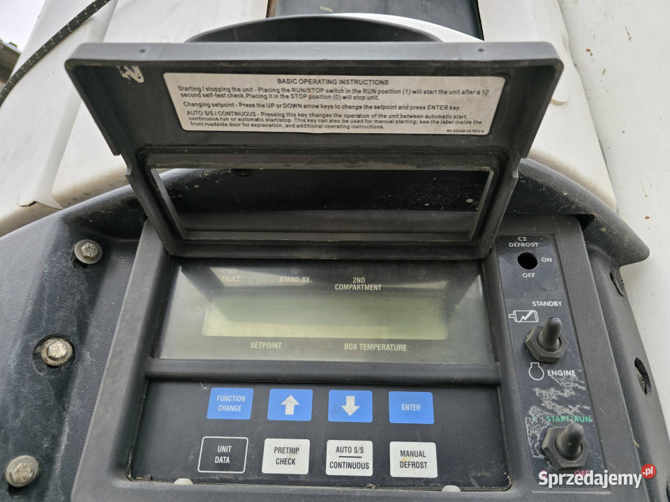 Chłodnia agregat CARRIER MAXIMA 1200 Mt silnik Motoryzacja Kociołek Szlachecki sprzedam