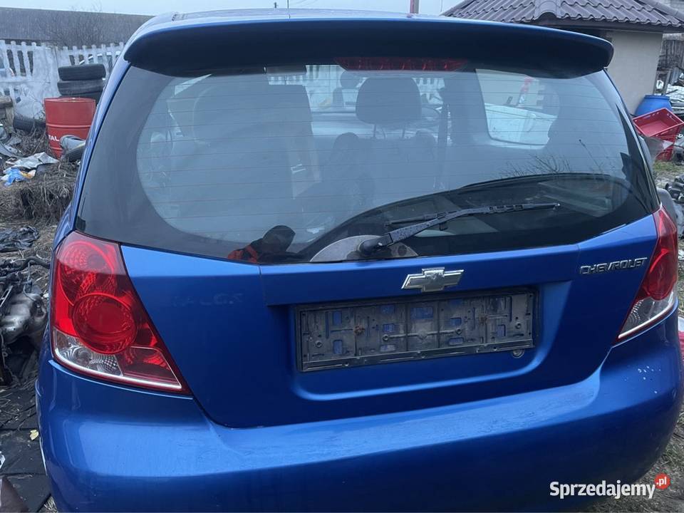 KLAPA BAGAŻNIKA 3D CHevrolet AVEO KALOS Daewoo podlaskie Rutki-Kossaki