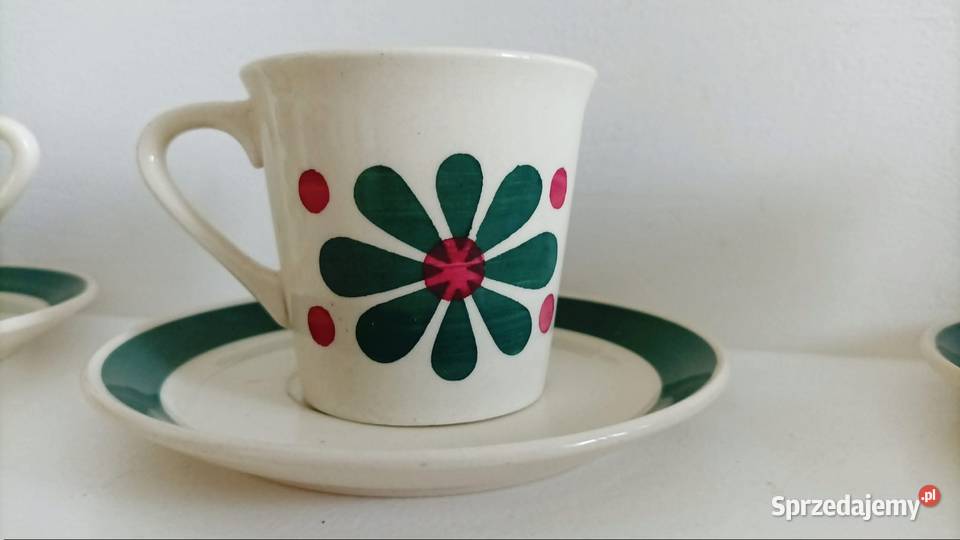 Zestaw ceramiczny DDR Dzierżoniów
