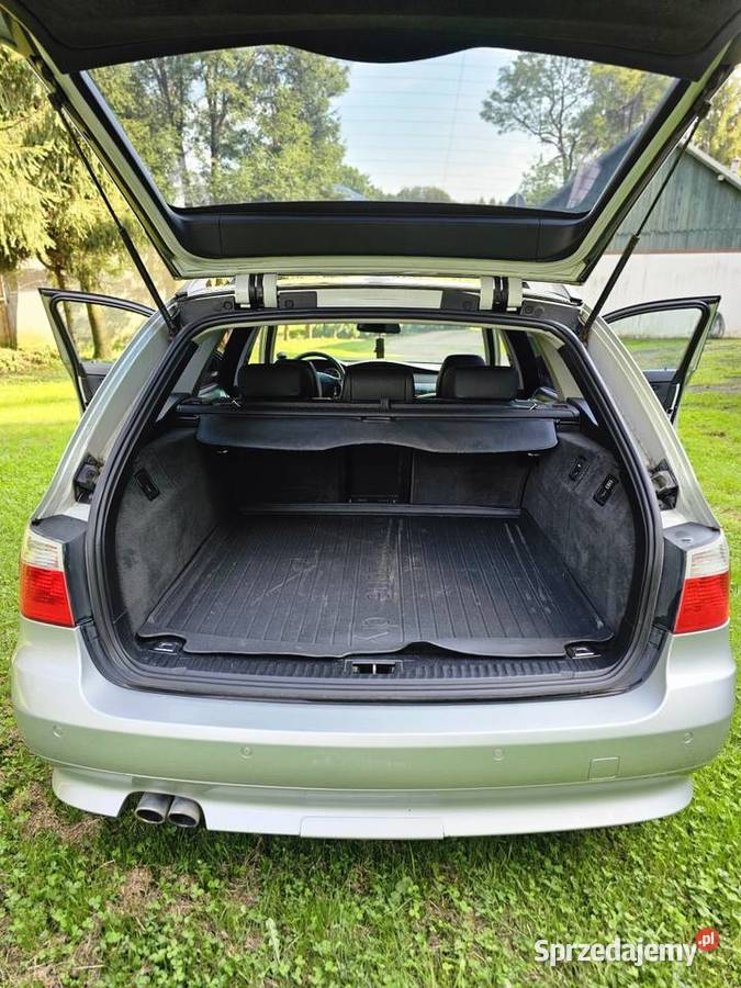 BMW E61 530d 231 Automat 2006 elektryczne lusterka Sanok