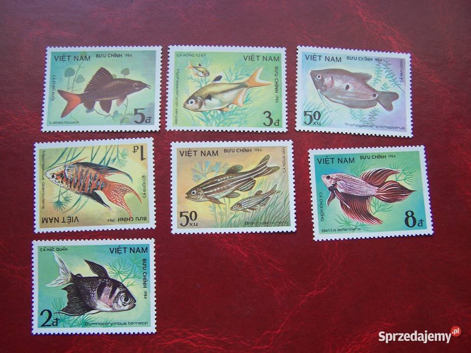 Wietnam 1984 MNH Fauna Ryby Tychy