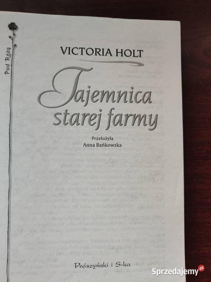 Victoria Holt Tajemnica starej farmy The Captive Kultura i Rozrywka