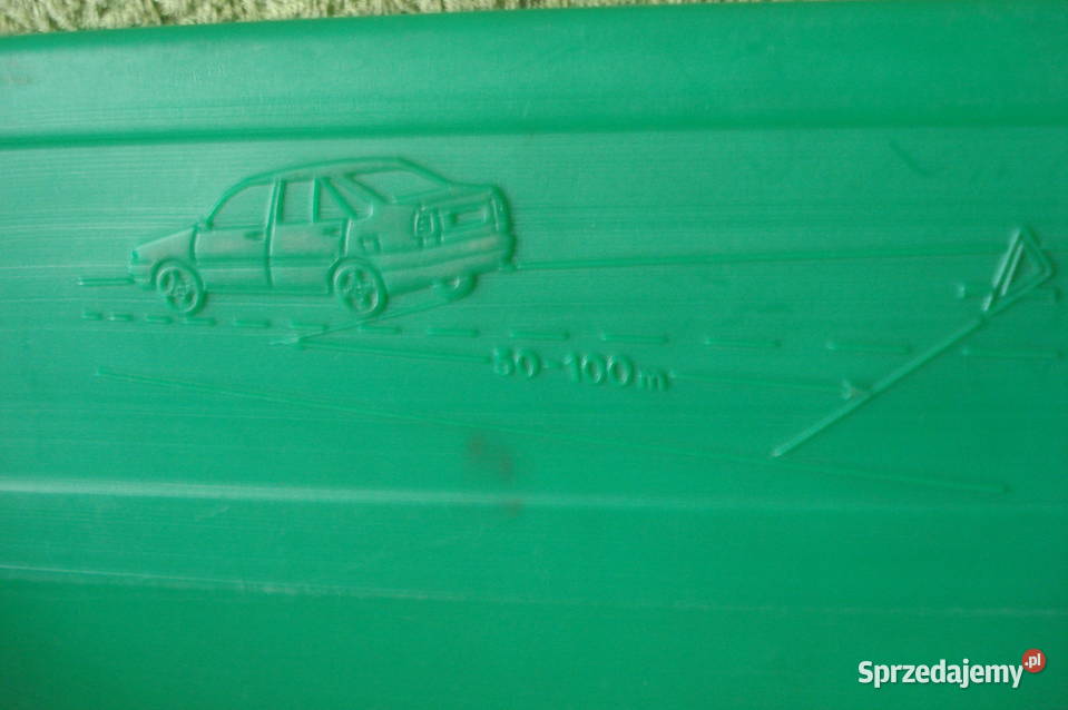 Trójkąt ostrzegawczy samochodowy 50 nie łódzkie Łódź