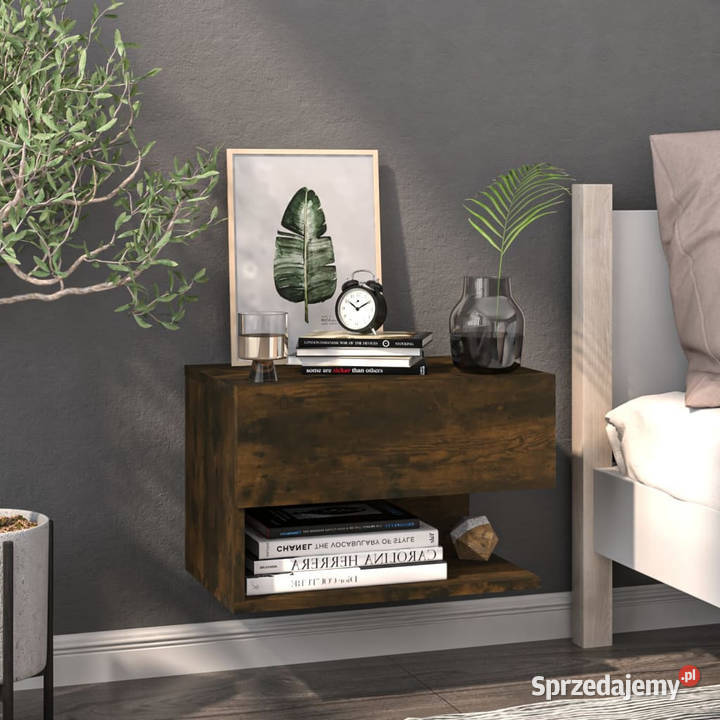 Wiszące szafki nocne 2 opalany dąb WM816947 Warszawa