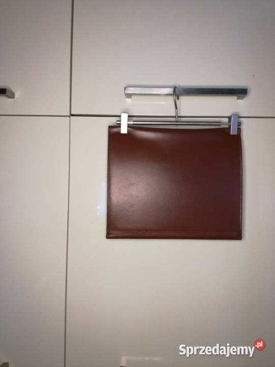 Aktówka ze skóry naturalnej w kolorze brązowym Lublin