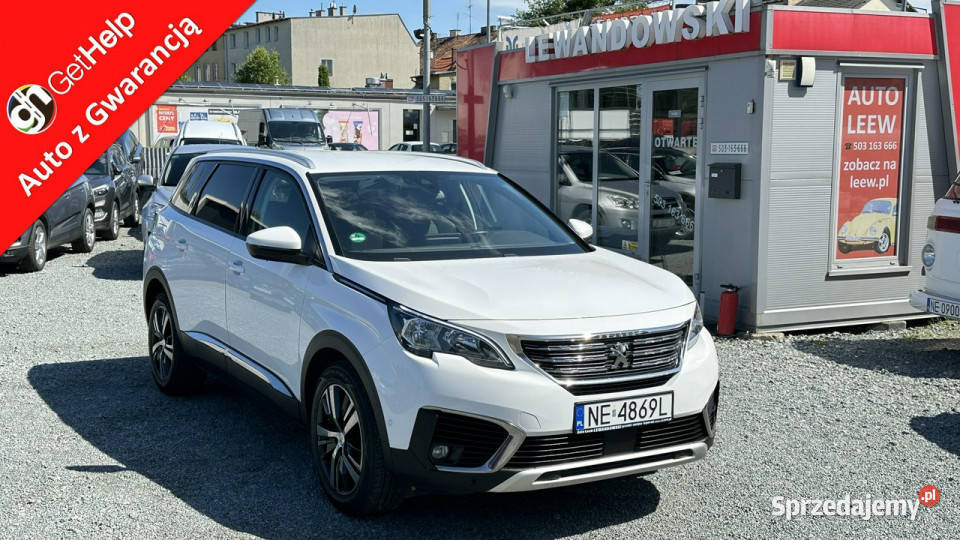 Peugeot 5008 Moc 131 Automat Zarejestrowany czujnik deszczu Elbląg