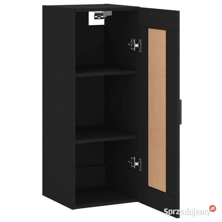 Szafka wisząca czarna 345x34x90 materiał Pozostałe