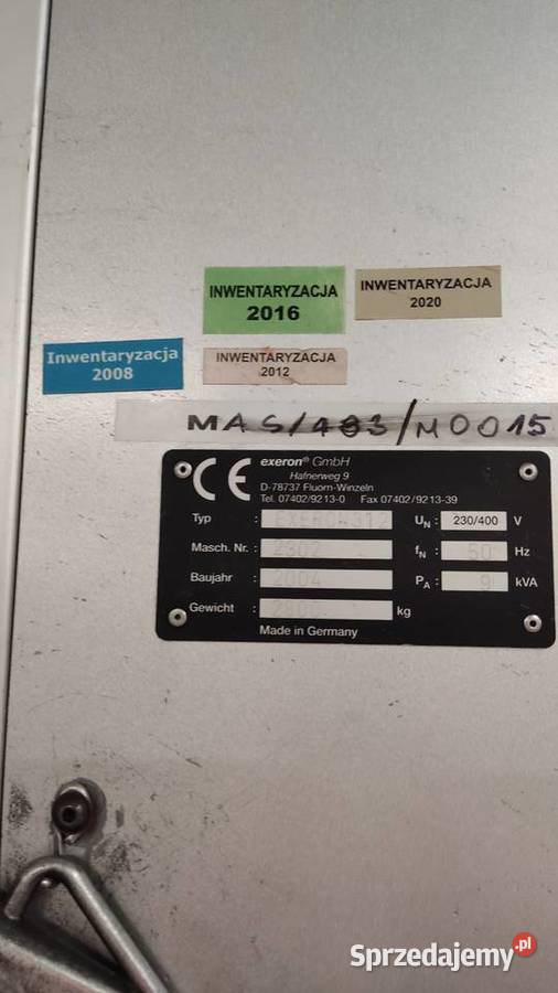 Elektrodrążarka Exeron EDM312 Mielec sprzedam