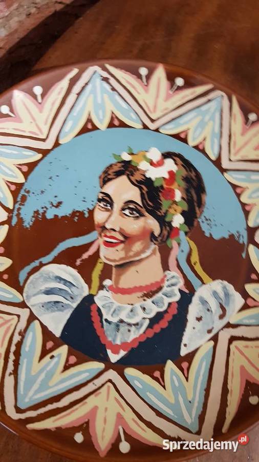 Patera talerz łowiczanka porcelit Pruszków Porcelana i szkło Orneta