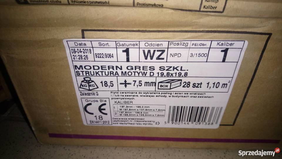 Płytki Paradyż Modern Gres Struktura B CD F Pruszków