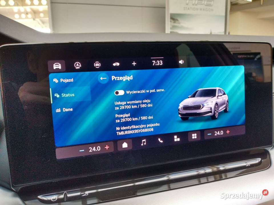 koda Octavia 15 TSI 150 business smartlink led nieuszkodzony Octavia Tychy