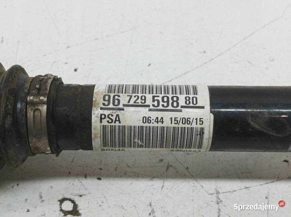 PÓŁOŚ PRAWY PRZÓD 16 HDI LIFT 9672959880 Peugeot