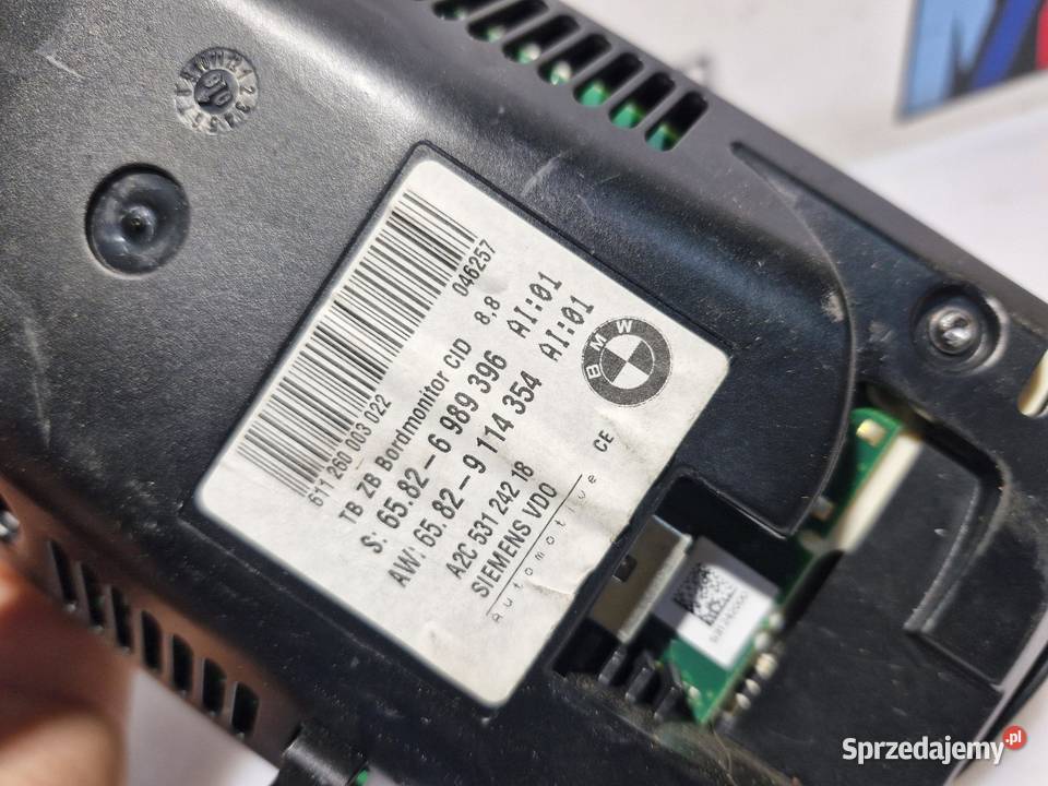 BMW E60 E63 E90 WYŚWIETLACZ NAWIGACJI MONITOR
